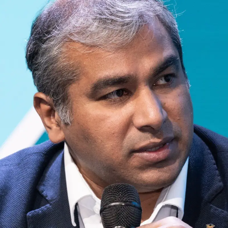 Portrait of Chandra Challagonda, CEO of FIWARE Foundation
