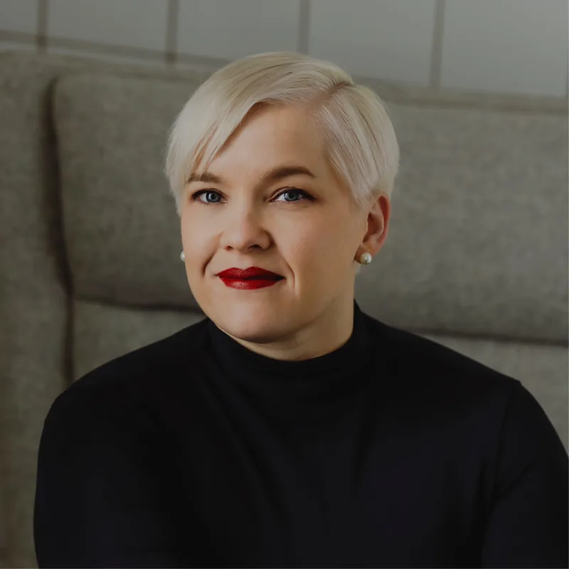 Portrait of Sarita Runeberg, CEO of Maria 01