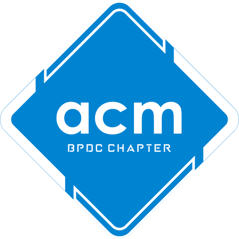 ACM BPDC Chapter logo — Since AI partner