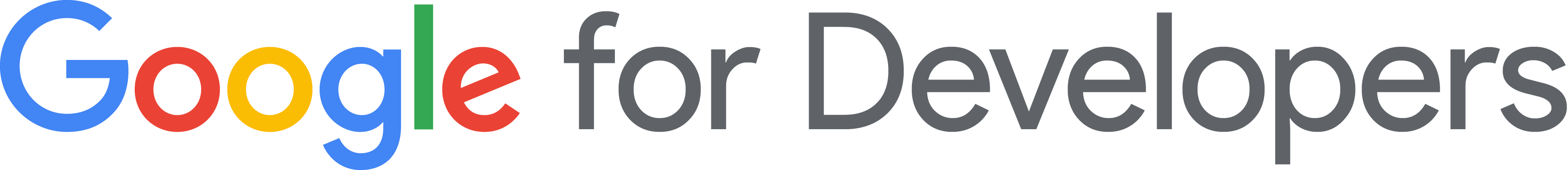 Google For Developers logo — Since AI partner