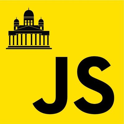 HelsinkiJS logo — Since AI partner